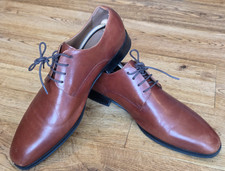 Dune London brown leather men's casual shoes size UK 9, EU 43