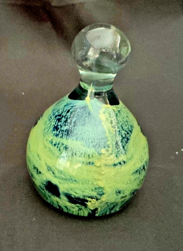 Mdina glass dump paperweight - glass,