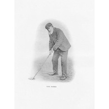 TOM MORRIS Victorian Golfer -