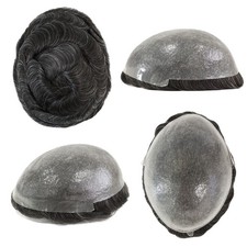 Mens Toupee Human Hair System