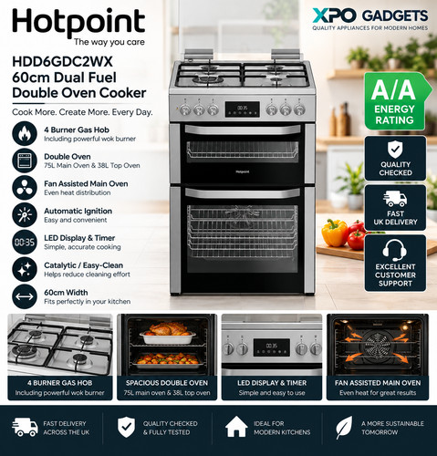 Hotpoint multiflow hdd6gdc2wx - hotpoint,