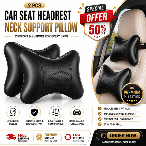 2pcs car neck - neck, pillows