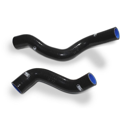 Black samco silicon rad hoses - black,
