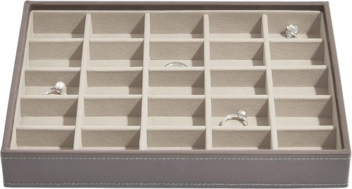 Mink medium jewellery box - mink,