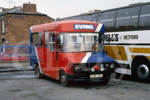 Bus photo evans mini coaches - bus,