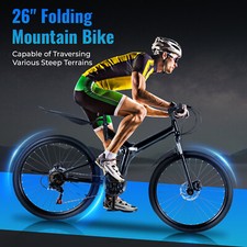 26" Folding Mountain Bike 21