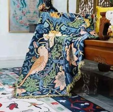 The Strawberry Thief William Morris Sofa Throw/Blanket 90 x 90 cm