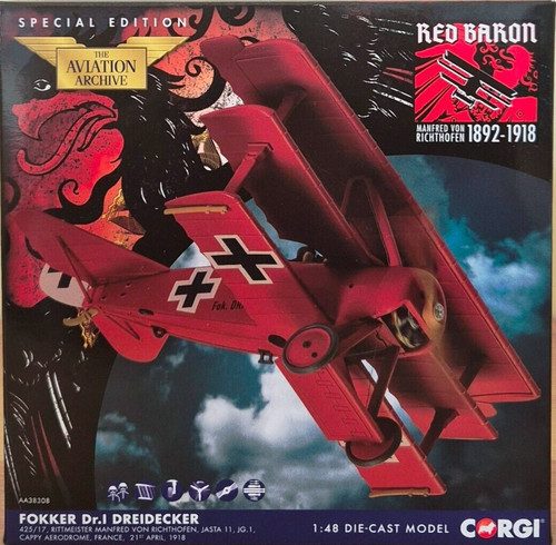 Corgi aa38308 fokker dr - corgi,