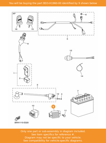 Yamaha rectifier regulator - &,