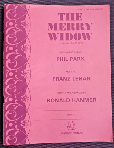 The merry widow libretto - merry,
