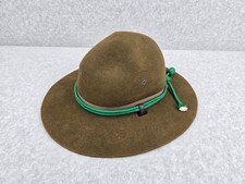 Vintage Campaign Felt Hat Chin