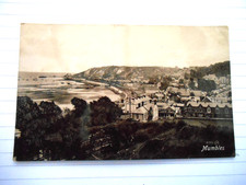 MUMBLES SWANSEA WALES RP OLD POSTCARD posted in  1915 