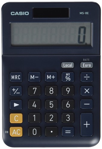 Casio desktop calculator - ms-8e,