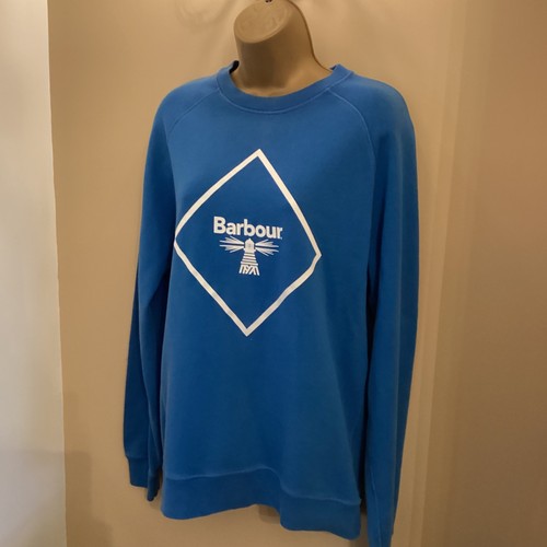 Barbour beacon sweatshirt blue - beacon,