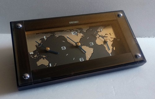 Seiko world time desk - seiko,