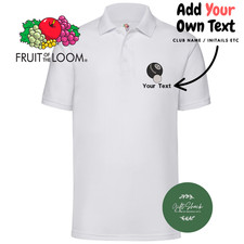 Personalised Lawn Bowls Polo