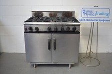 Parry 7013 Slimline 6 Burner Oven Nat Gas, Manual Light Oven/Hobs Free Delivery