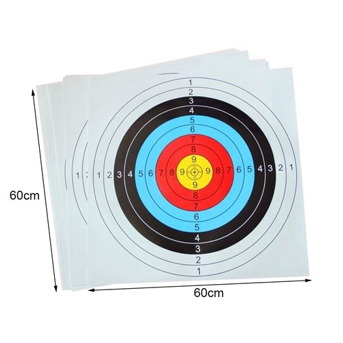 Archery target paper 60x60cm - archery,