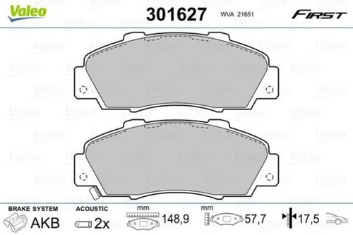 Front disc brake - front, valeo