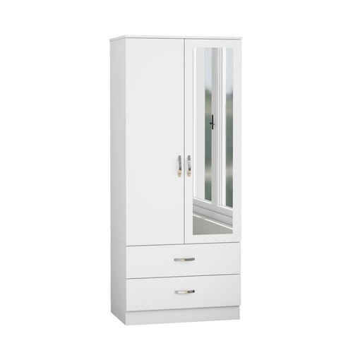 Wooden door wardrobe with - door,