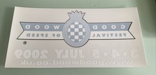 GOODWOOD Festival of Speed - Interior Window Sticker 2009 - Unused 21.5 x 10.5cm