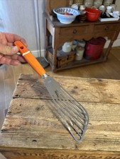 Vintage Skyline Batterwhip Whisk Kitchen Utensil - Orange Handle - Great!