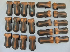 Lot of 22 Vintage 'Clipper' Copper Wash Metal Stair Carpet Clips Grippers