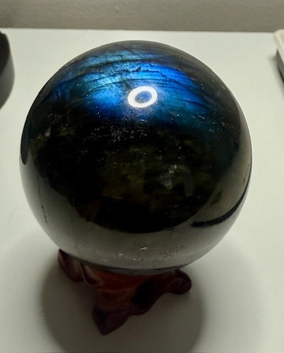 Labradorite sphere - labradorite,