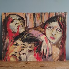 Large Bold Portrait Gouache