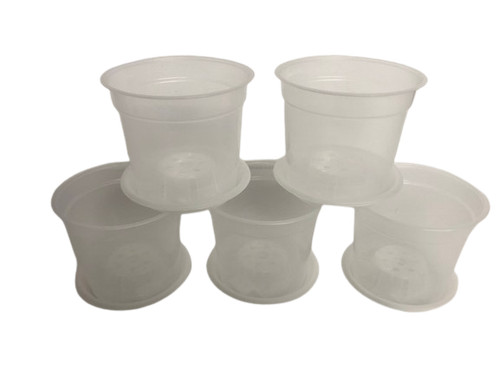 15cm clear orchid pots - 15cm,