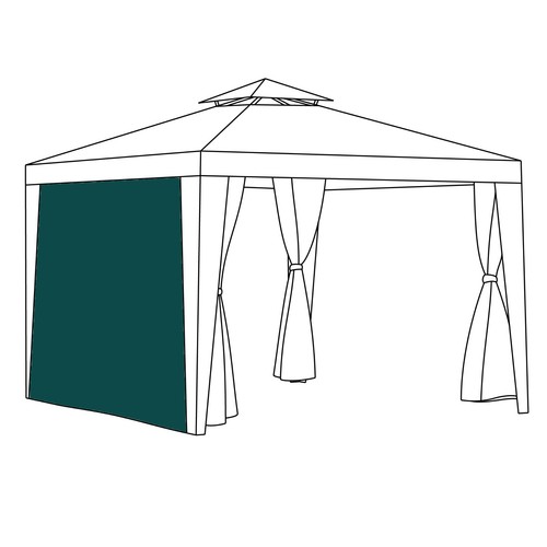 Green replacement gazebo side - replacement,