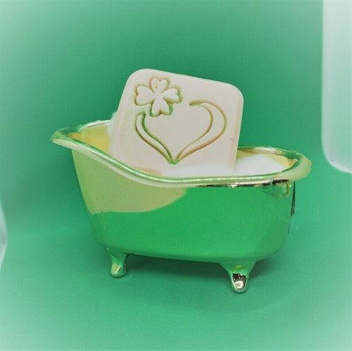 Heart with clover soap - heart, stamp