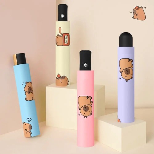Capybara umbrella folding - capybara,