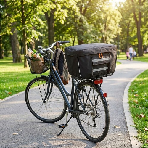 Bicycle basket cover rear - bicycle,