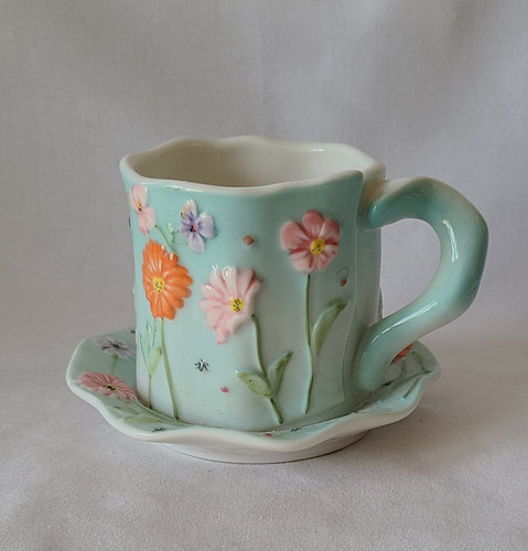 Yankee candle teacup saucer - yankee,