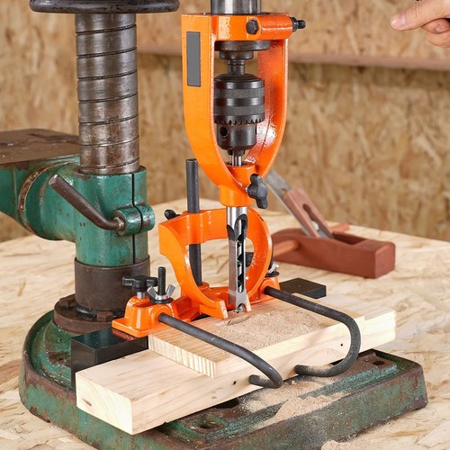 Mortising attachment for drill - attachment,