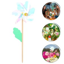 1PC Garden Windmill Stake Lawn Windmill Toy Outdoor Yard Stake Garden Windmill