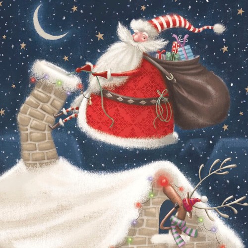 Pack santa climbing the - of, 8
