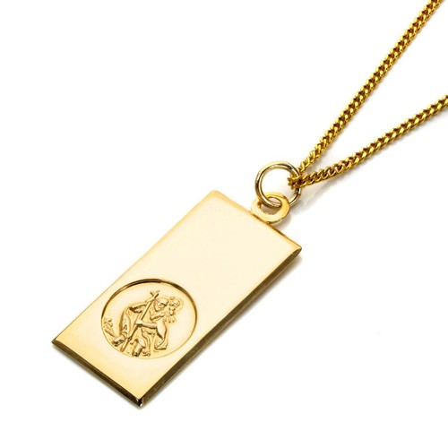 Large 9ct yellow gold modern - large,