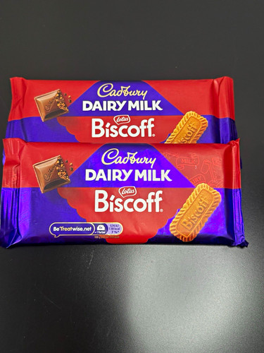 Cadbury dairy milk biscoff - 2x,