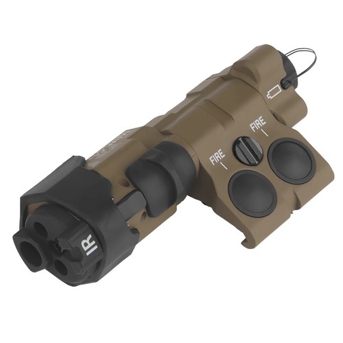 Flashlight with laser green - with, (green
