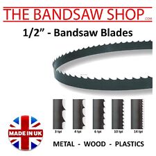 1/2" (12mm) Wide  Bandsaw blades made to any length