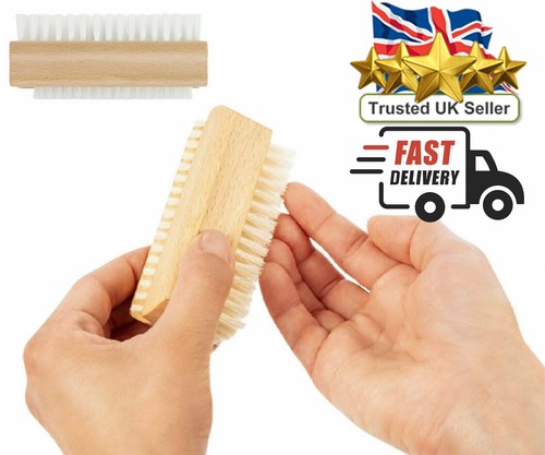 Wooden nail brush cleaning - brush,