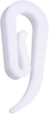 Universal Curtain Hooks 100 Pack Pencil Pleat Curtain Hooks Plastic 2.8 x 1.2cm