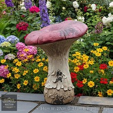 Toadstool Mushroom Rustic Red