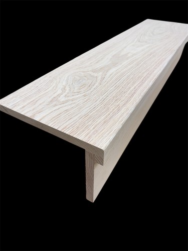 Solid oak staircase - staircase, cladding