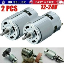 2pcs 775 DC12V-24V 10000RPM Large Torque Motor Ball Bearing High Power Low-Noise