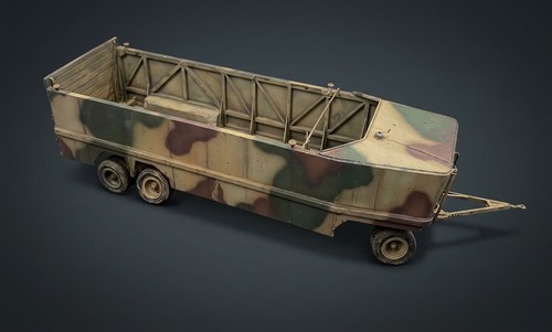 Maquette kit trailer - kit, 1/35