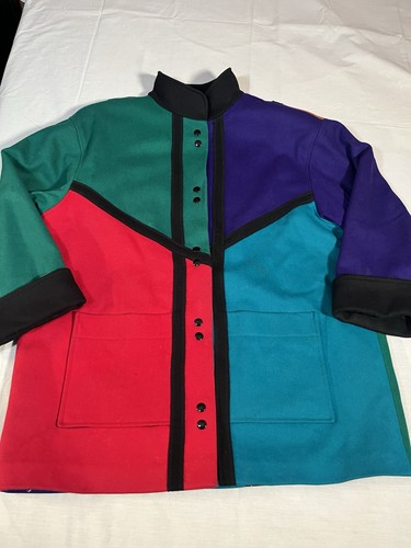 Vintage wool colorblock - vintage,