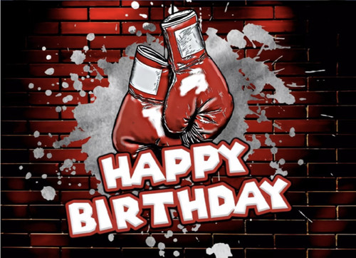 Boxing backdrop boxer birthday - boxing,
